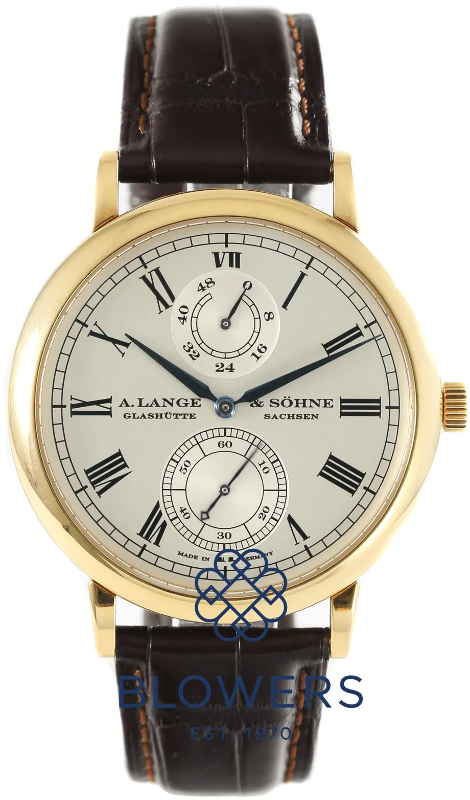 A. Lange & Söhne Langematik 304.048 40.5mm Yellow gold and 18k yellow gold Silver