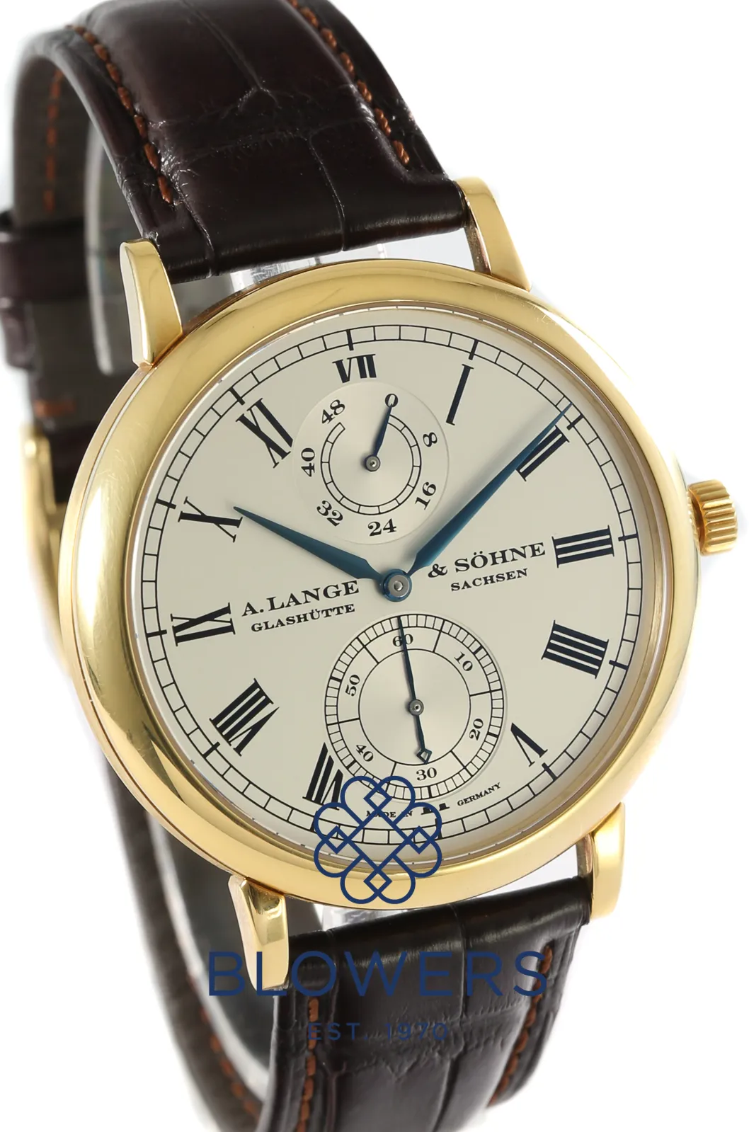 A. Lange & Söhne Langematik 304.048 40.5mm Yellow gold and 18k yellow gold Silver 10