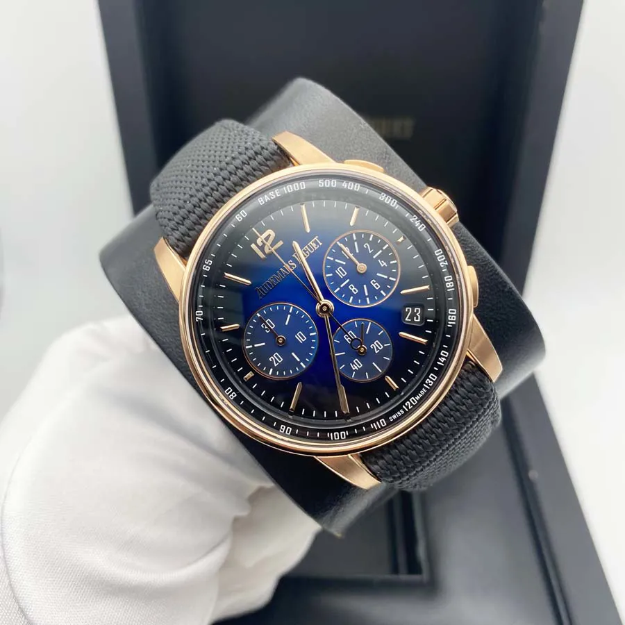 Audemars Piguet Code 11.59 26393OR.OO.A002KB.03 41mm Rose gold Smoked blue 1