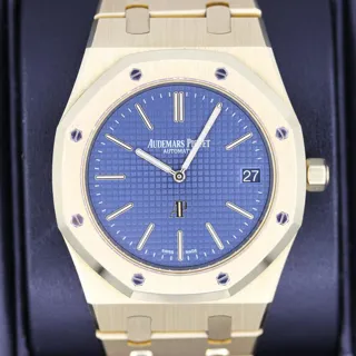 Audemars Piguet Royal Oak 15202BA.OO.1240BA.01 Yellow gold Blue