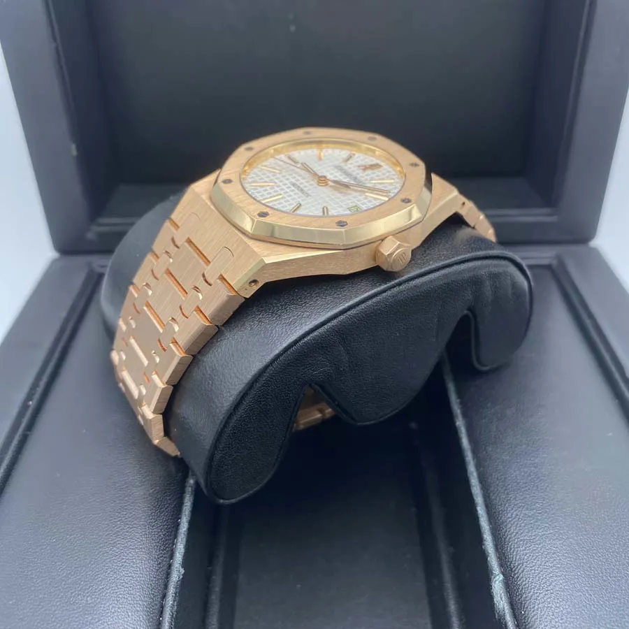 Audemars Piguet Royal Oak 15300OR 39mm Rose gold White 2