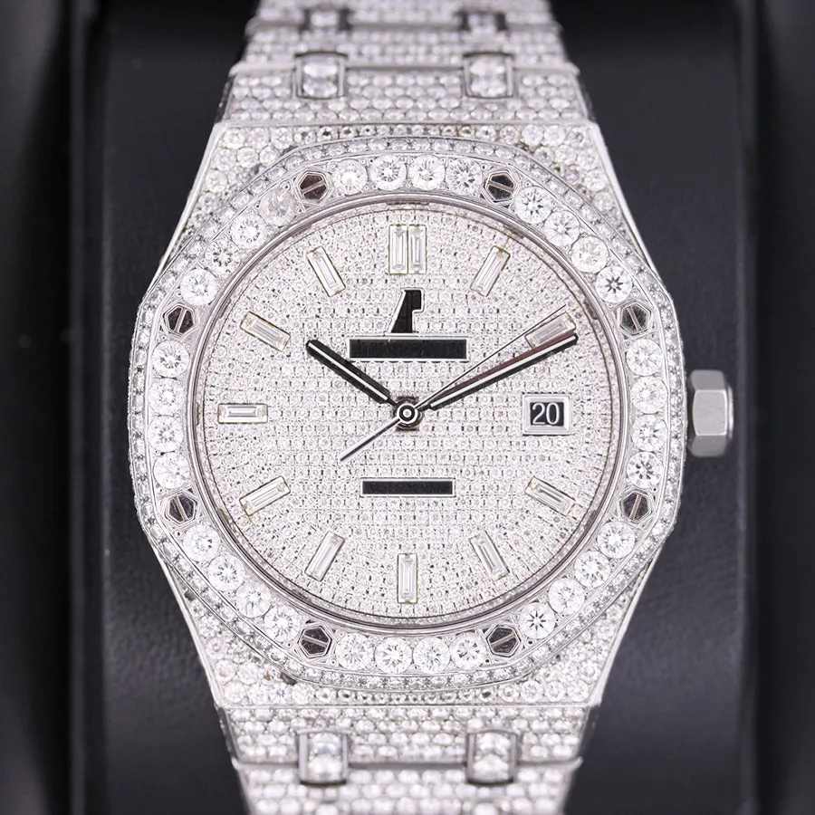 Audemars Piguet Royal Oak 15400ST.OO.1220ST.01 41mm Stainless steel Diamonds