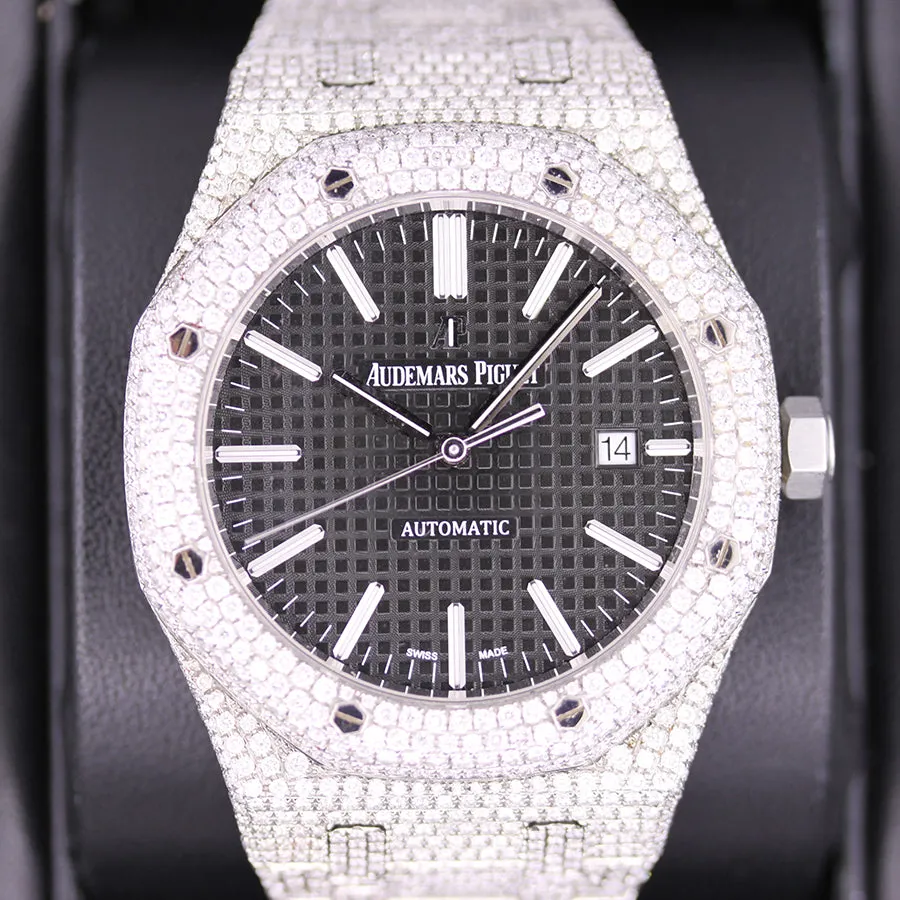 Audemars Piguet Royal Oak 15400ST.OO.1220ST.01 41mm Stainless steel Black