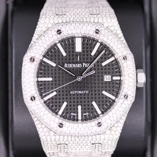 Audemars Piguet Royal Oak 15400ST.OO.1220ST.01 Stainless steel Black