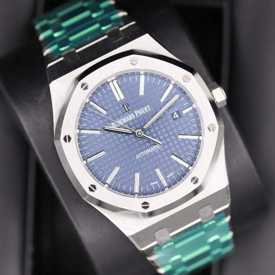 Audemars Piguet Royal Oak 15400ST.OO.1220ST.03 41mm Stainless steel Blue 2