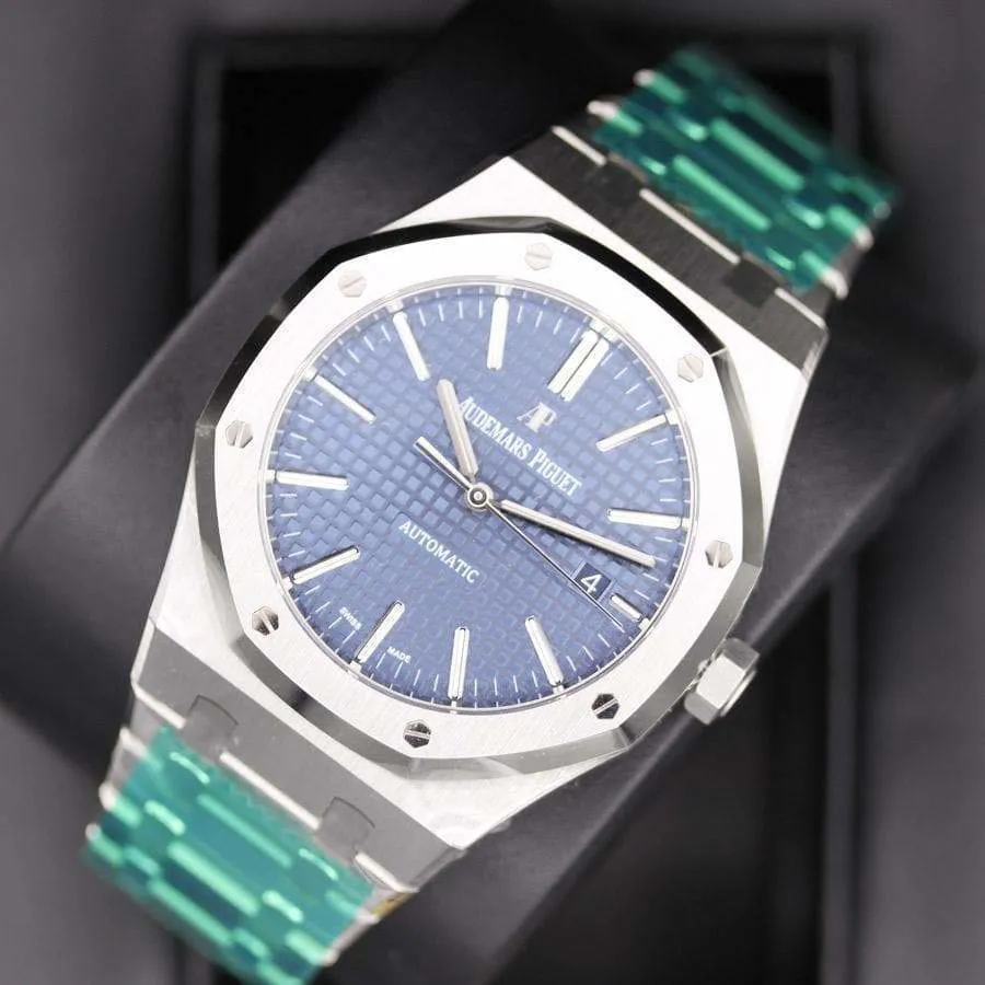 Audemars Piguet Royal Oak 15400ST.OO.1220ST.03 41mm Stainless steel Blue 3