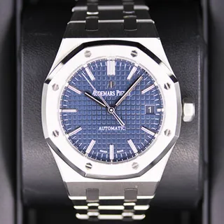 Audemars Piguet Royal Oak 15450ST.OO.1256ST.03 Stainless steel Blue