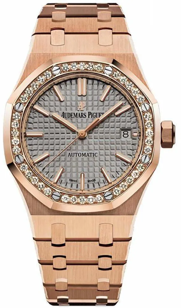 Audemars Piguet Royal Oak 15451OR.ZZ.1256OR.02 37mm Rose gold Gray