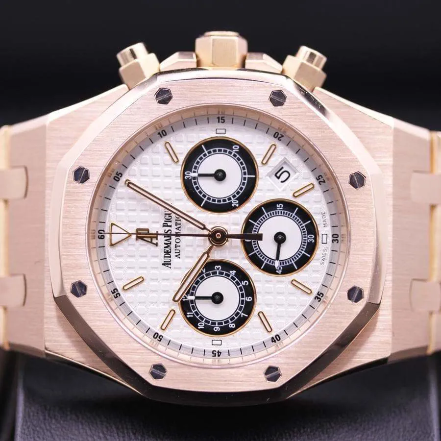 Audemars Piguet Royal Oak 25960OR.OO.1185OR.02 39mm Rose gold Silver