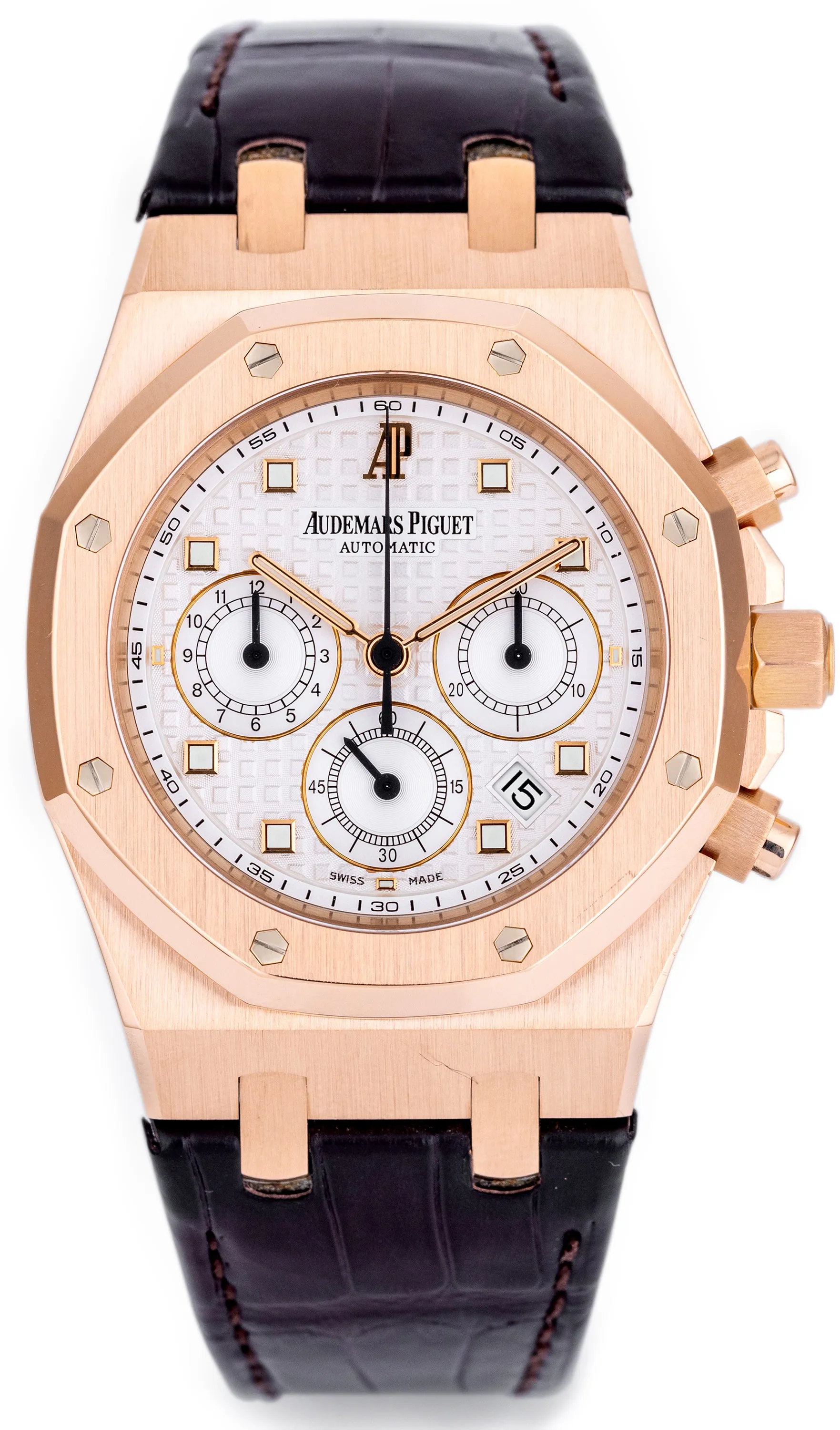 Audemars Piguet Royal Oak 26022OR.OO.D088CR.01 39mm Rose gold White