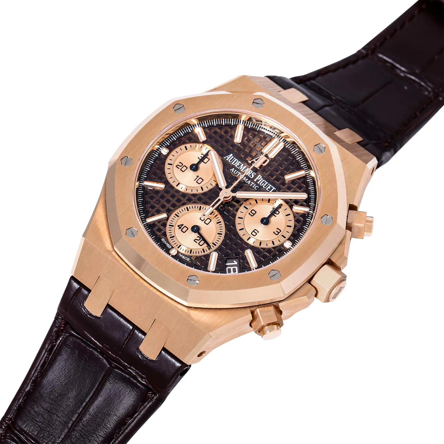 Audemars Piguet Royal Oak 26239OR.OO.D821CR.01 42mm Rose gold Brown 5