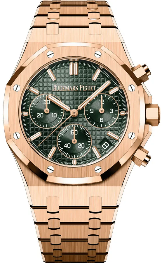 Audemars Piguet Royal Oak 26240OR.OO.1320OR.04 41mm Rose gold Green