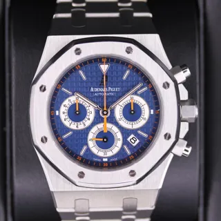 Audemars Piguet Royal Oak Chronograph Kasparov 26300ST.OO.1110ST.07 Stainless steel Blue