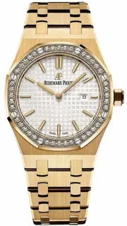 Audemars Piguet Royal Oak 67651BA.ZZ.1261BA.01 Yellow gold Silver