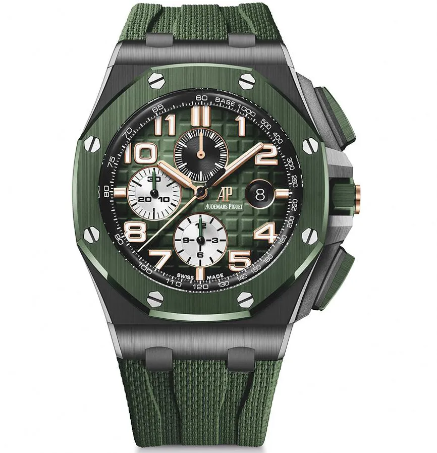 Audemars Piguet Royal Oak Offshore 26405CE.OO.A056CA.01 44mm Ceramic Green