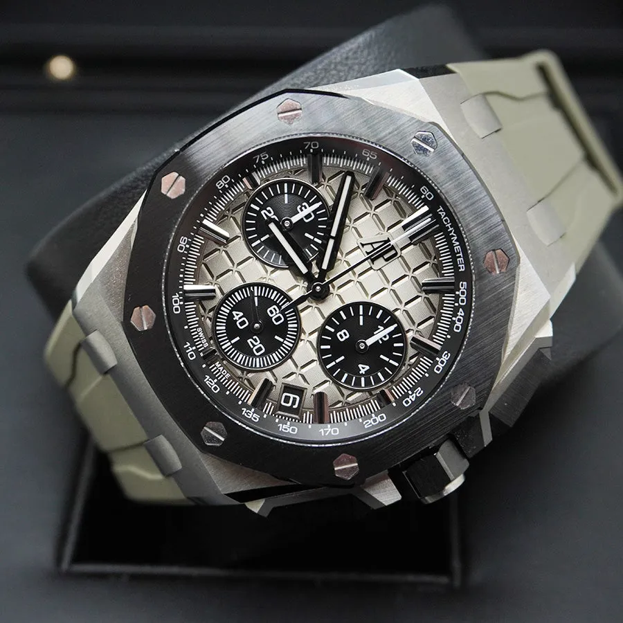 Audemars Piguet Royal Oak Offshore 26420SO.OO.A600CA.01 43mm Stainless steel Brown 2