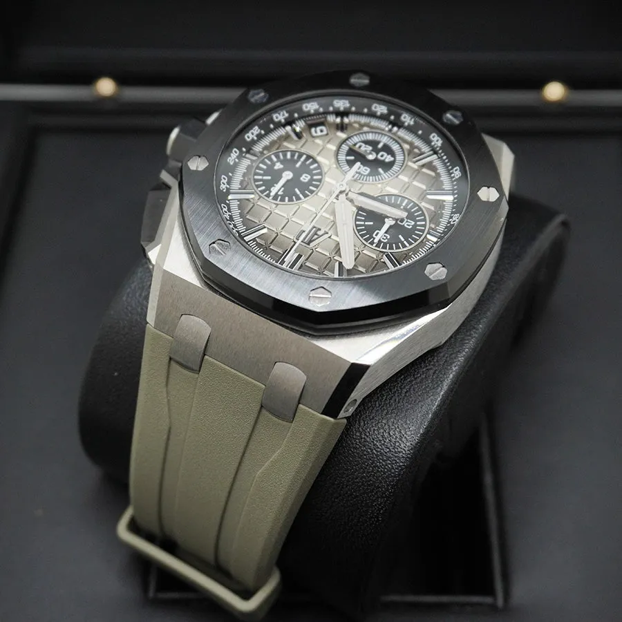 Audemars Piguet Royal Oak Offshore 26420SO.OO.A600CA.01 43mm Stainless steel Brown 4