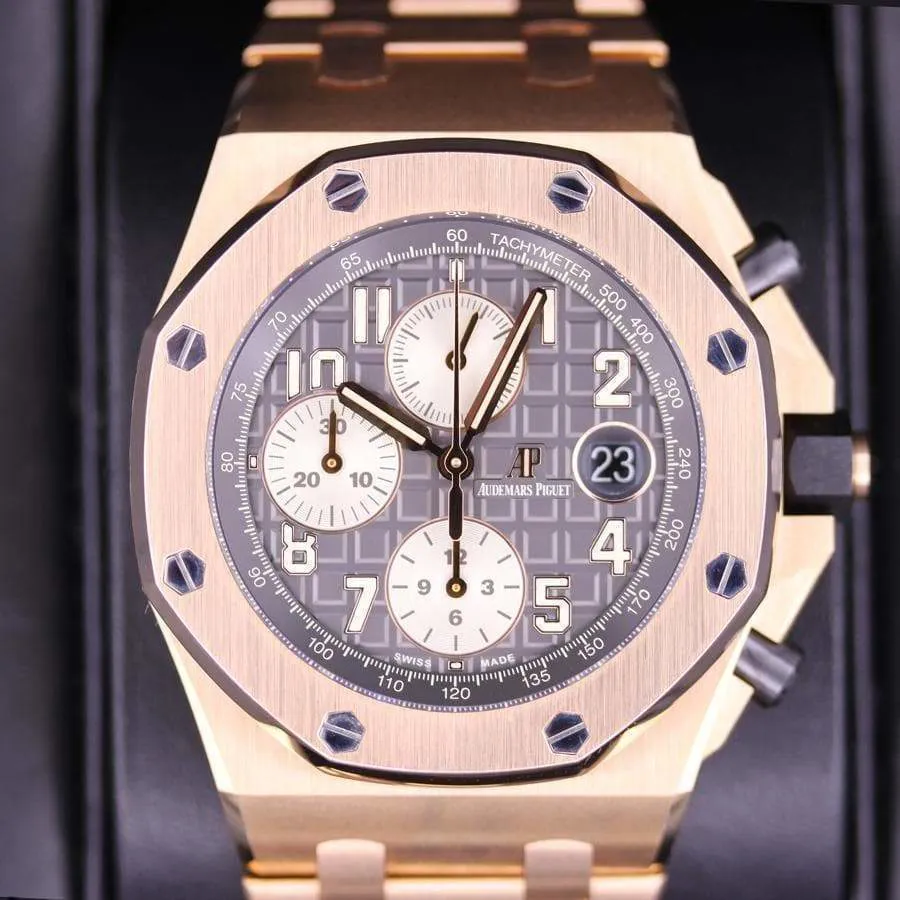 Audemars Piguet Royal Oak Offshore 26470OR.OO.1000OR.02 42mm Rose gold Gray