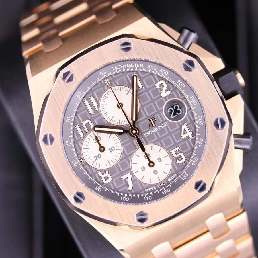 Audemars Piguet Royal Oak Offshore 26470OR.OO.1000OR.02 42mm Rose gold Gray 1