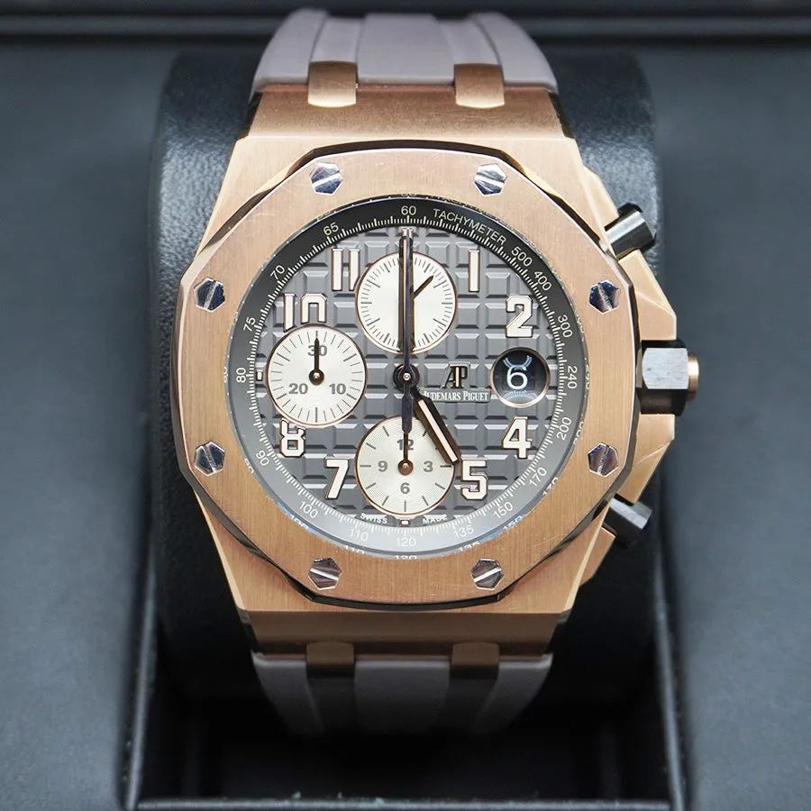 Audemars Piguet Royal Oak Offshore 26470OR.OO.1000OR.02 42mm Rose gold Gray