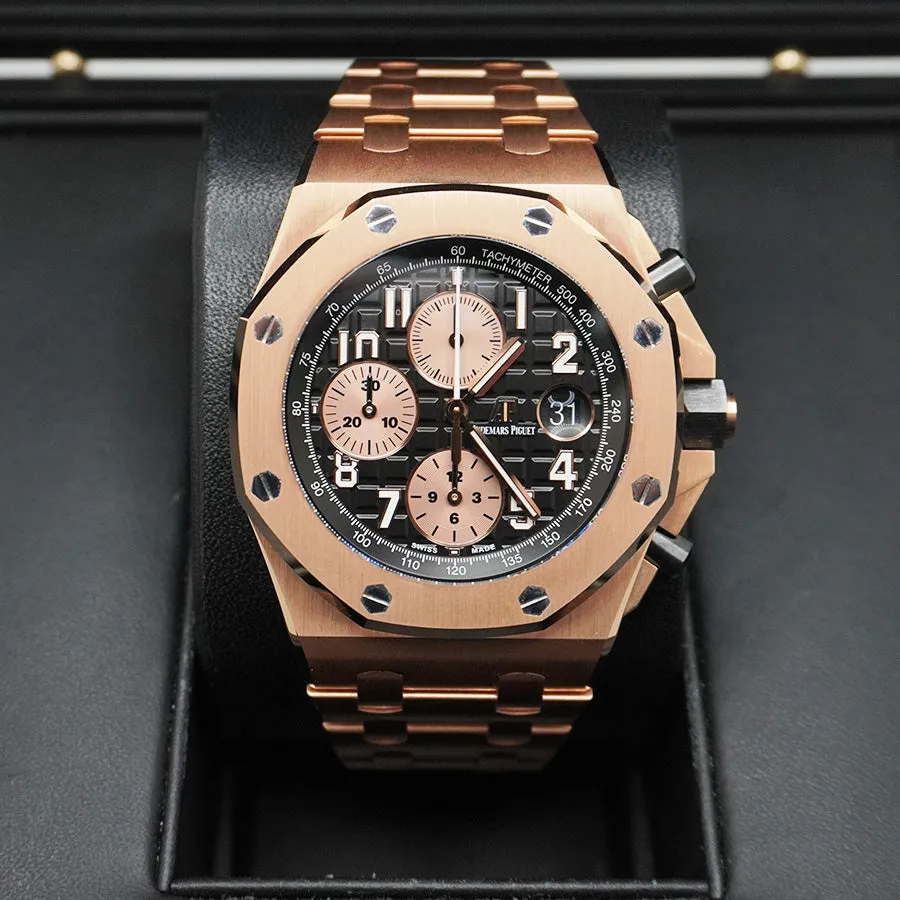 Audemars Piguet Royal Oak Offshore 26470OR.OO.1000OR.03 42mm Rose gold Black