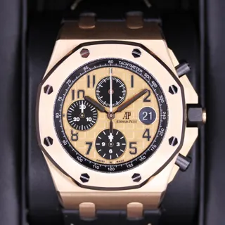 Audemars Piguet Royal Oak Offshore 26470OR.OO.A002CR.01 Ceramic and Rose gold Champagne