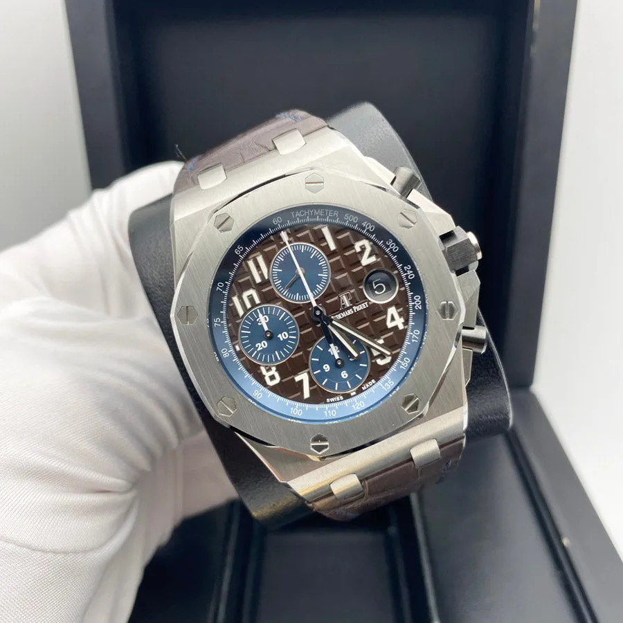 Audemars Piguet Royal Oak Offshore 26470ST.OO.A099CR.01 42mm Stainless steel Brown