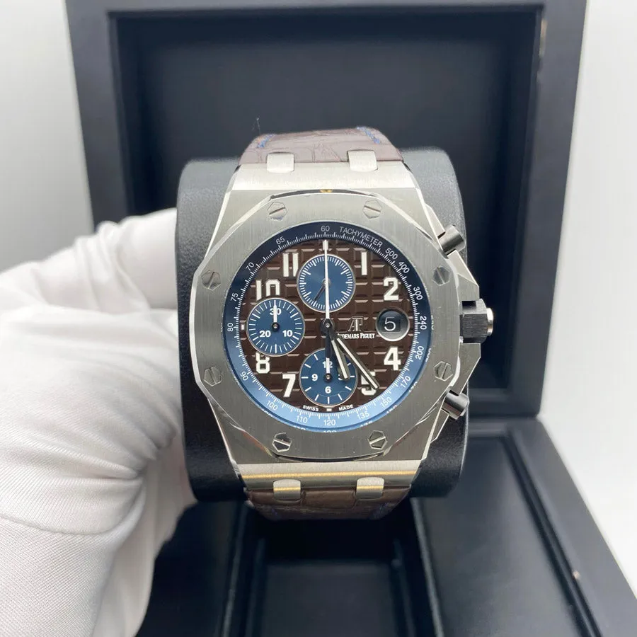 Audemars Piguet Royal Oak Offshore 26470ST.OO.A099CR.01 42mm Stainless steel Brown 1