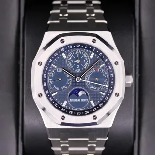 Audemars Piguet Royal Oak Perpetual Calendar 26574ST.OO.1220ST.02 Stainless steel Blue