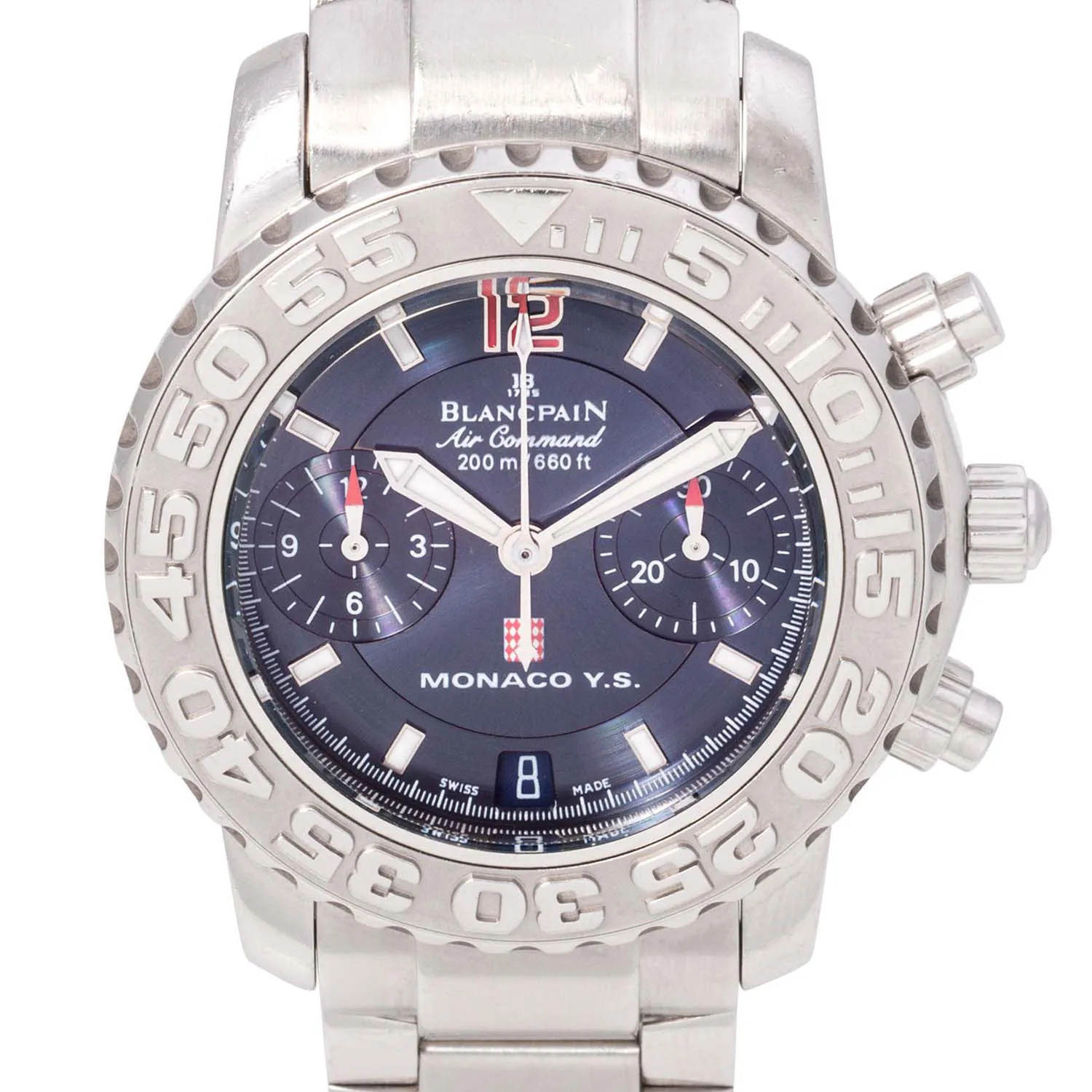 Blancpain Air Command 'Monaco Yacht Show' N2485F-1140M71 36mm Stainless steel Blue