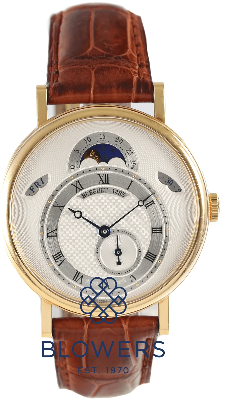 Breguet Classique 7337 39mm Yellow gold Silver