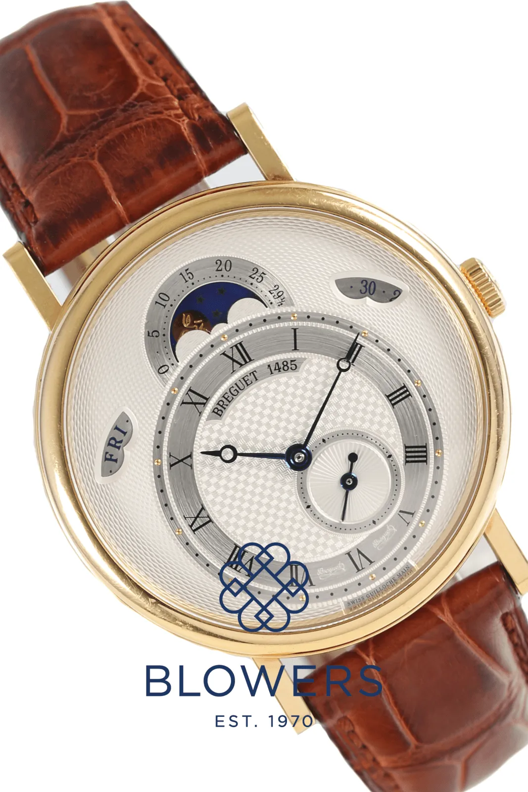 Breguet Classique 7337 39mm Yellow gold Silver 1