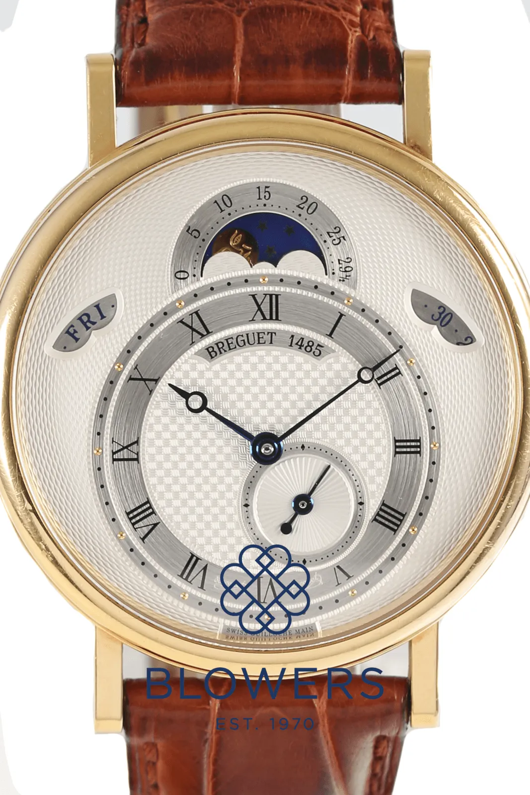 Breguet Classique 7337 39mm Yellow gold Silver 2