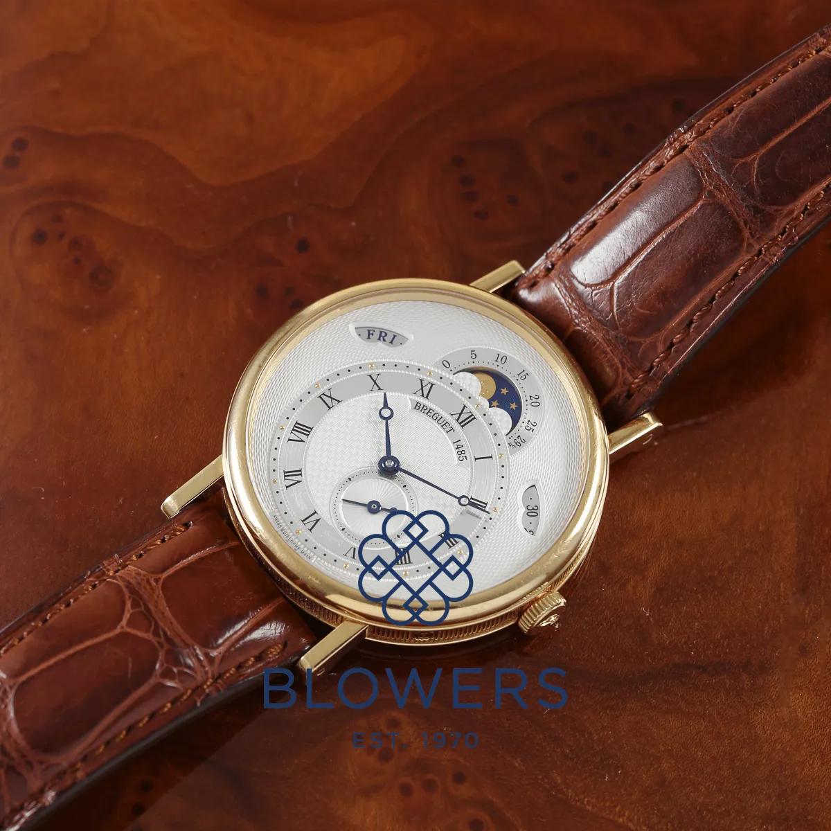 Breguet Classique 7337 39mm Yellow gold Silver 3