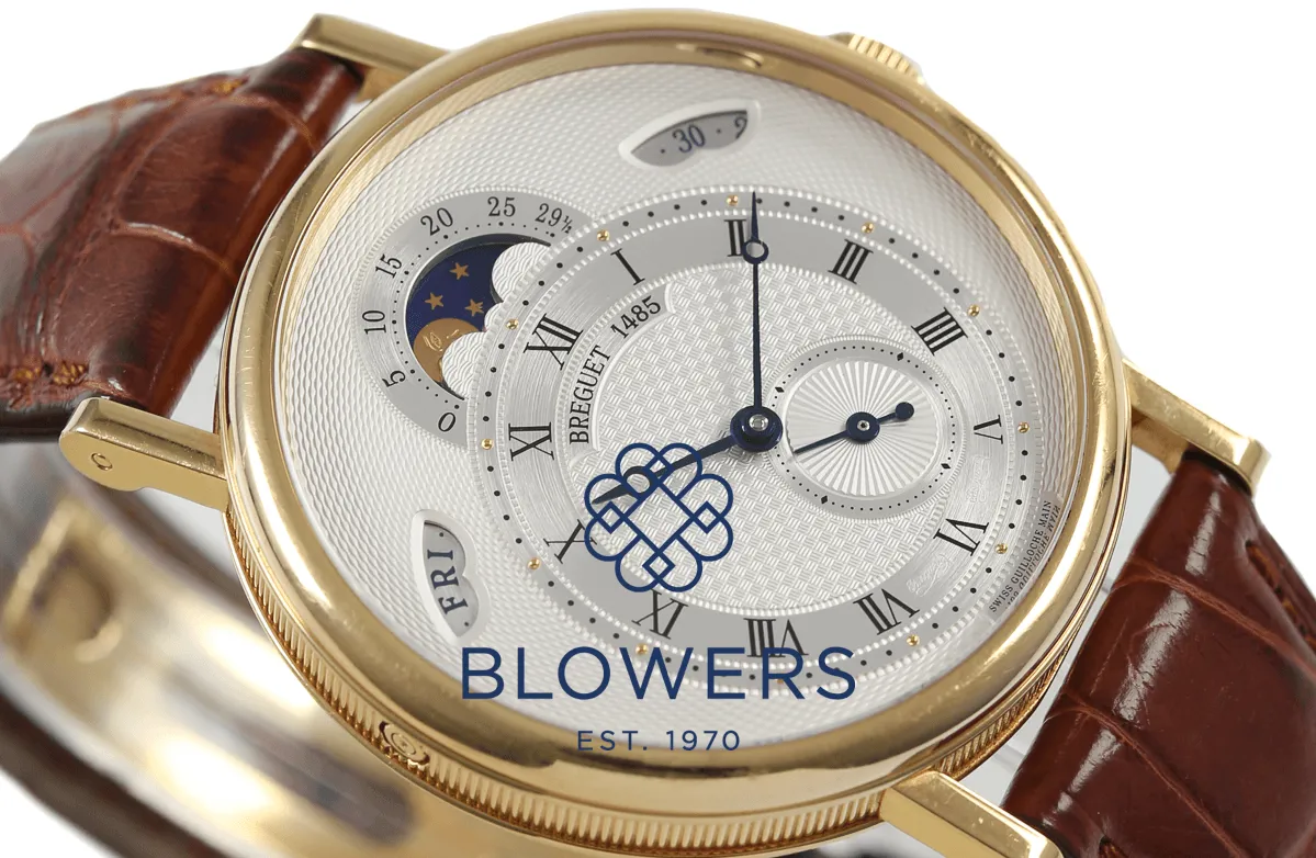 Breguet Classique 7337 39mm Yellow gold Silver 5