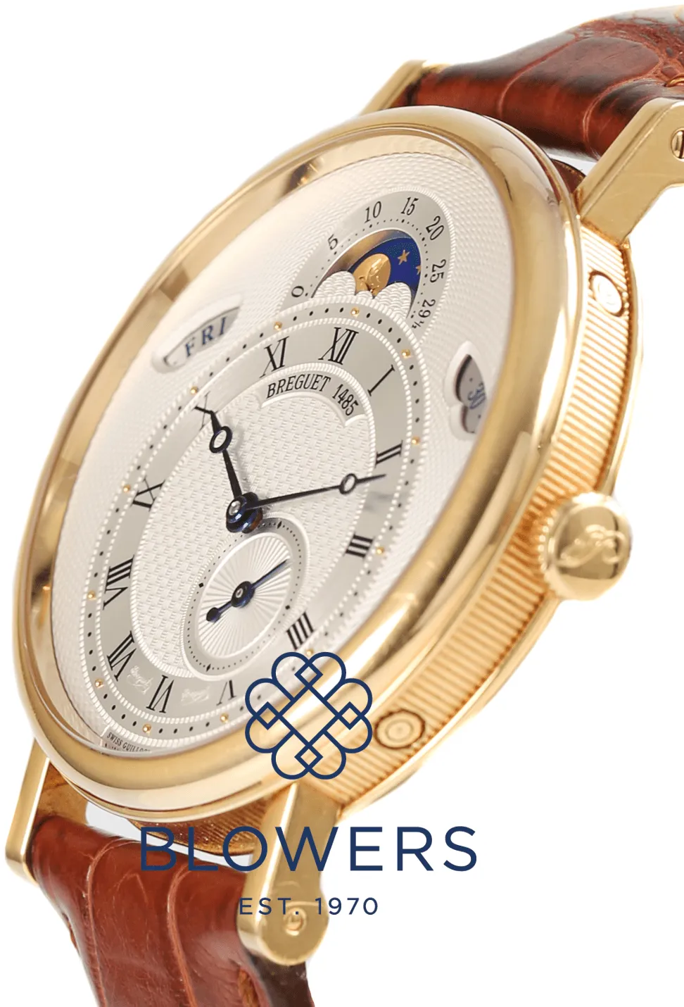 Breguet Classique 7337 39mm Yellow gold Silver 8