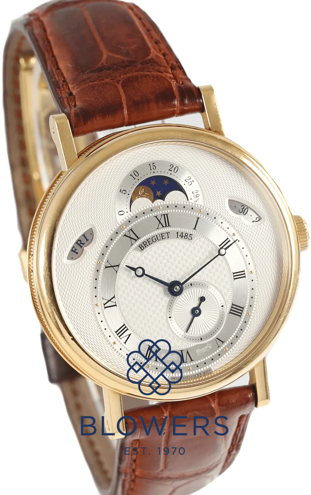 Breguet Classique 7337 39mm Yellow gold Silver 10