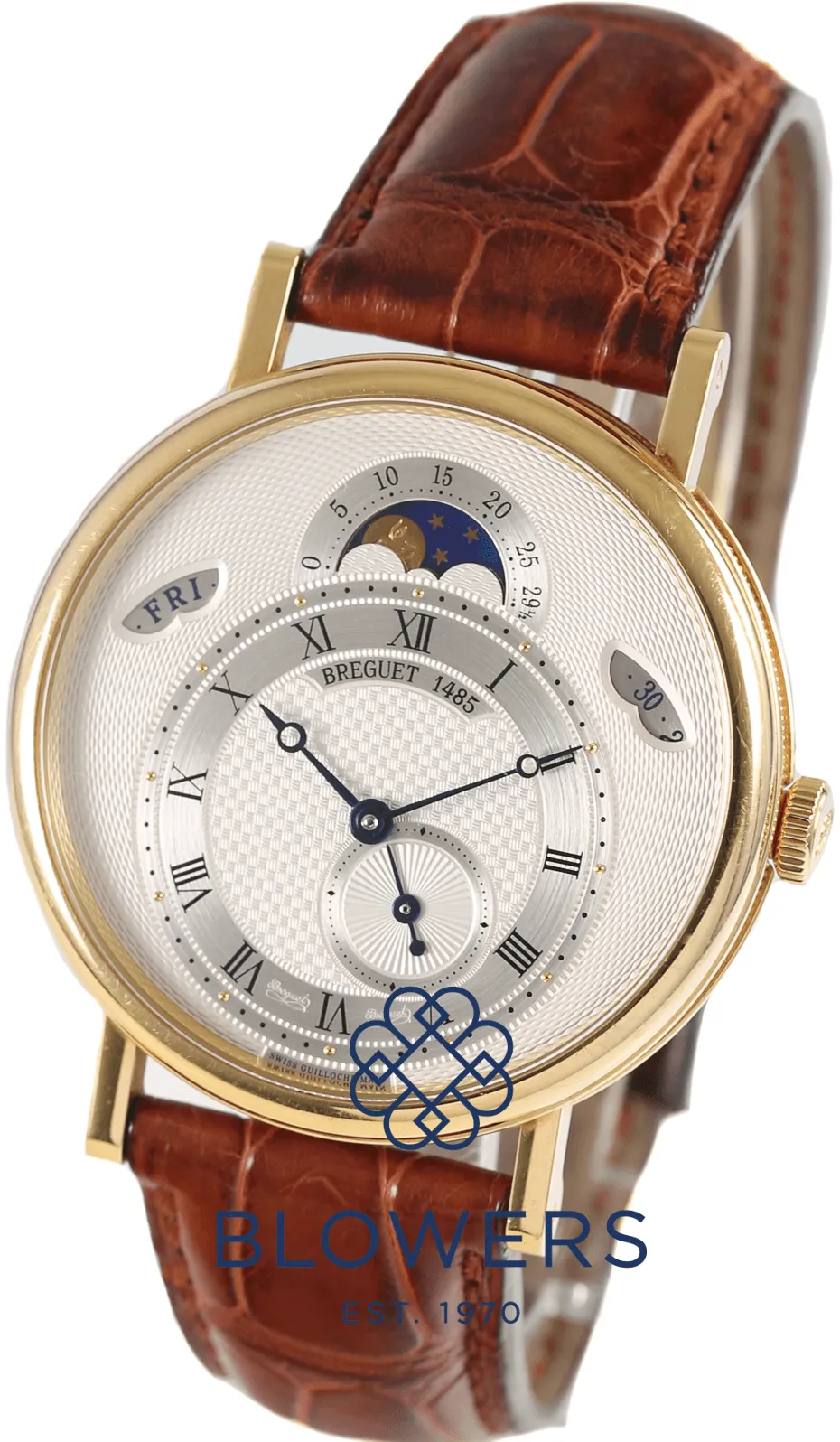 Breguet Classique 7337 39mm Yellow gold Silver 11