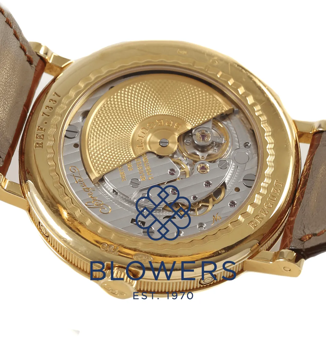 Breguet Classique 7337 39mm Yellow gold Silver 12