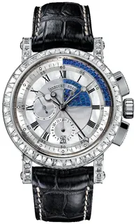 Breguet Marine 5829BB/8S/9ZU DD0D White gold Blue and White