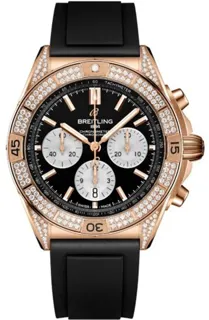 Breitling Chronomat B01 RB0134721B1S1 42mm Rose gold Black