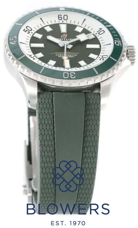 Breitling Superocean A17376 44mm Stainless steel Green 6