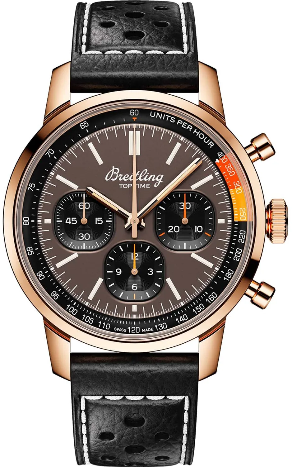 Breitling Top Time RB01761A1Q1X1 41mm Rose gold Brown