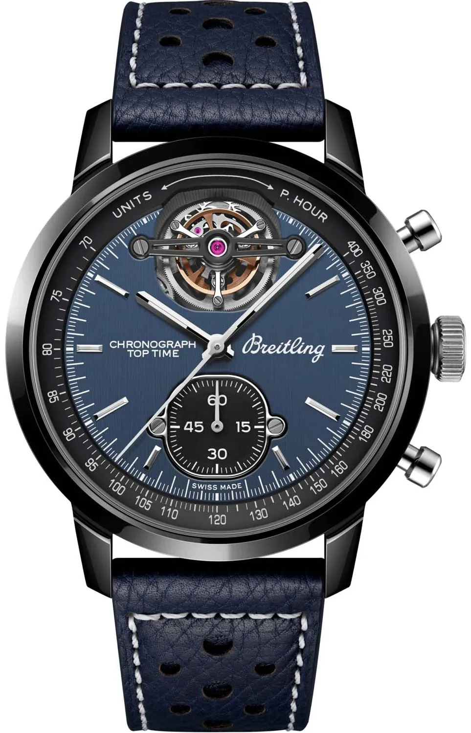 Breitling Top Time SB21251A1C1X1 44mm Black ceramic Blue