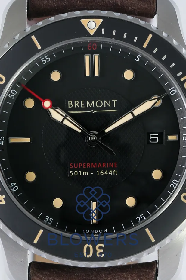 Bremont Supermarine S501-BK-S 43mm Stainless steel Black 2