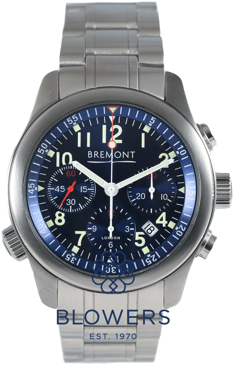 Bremont ALT1 ALT1PBLbr 43mm Stainless steel Blue