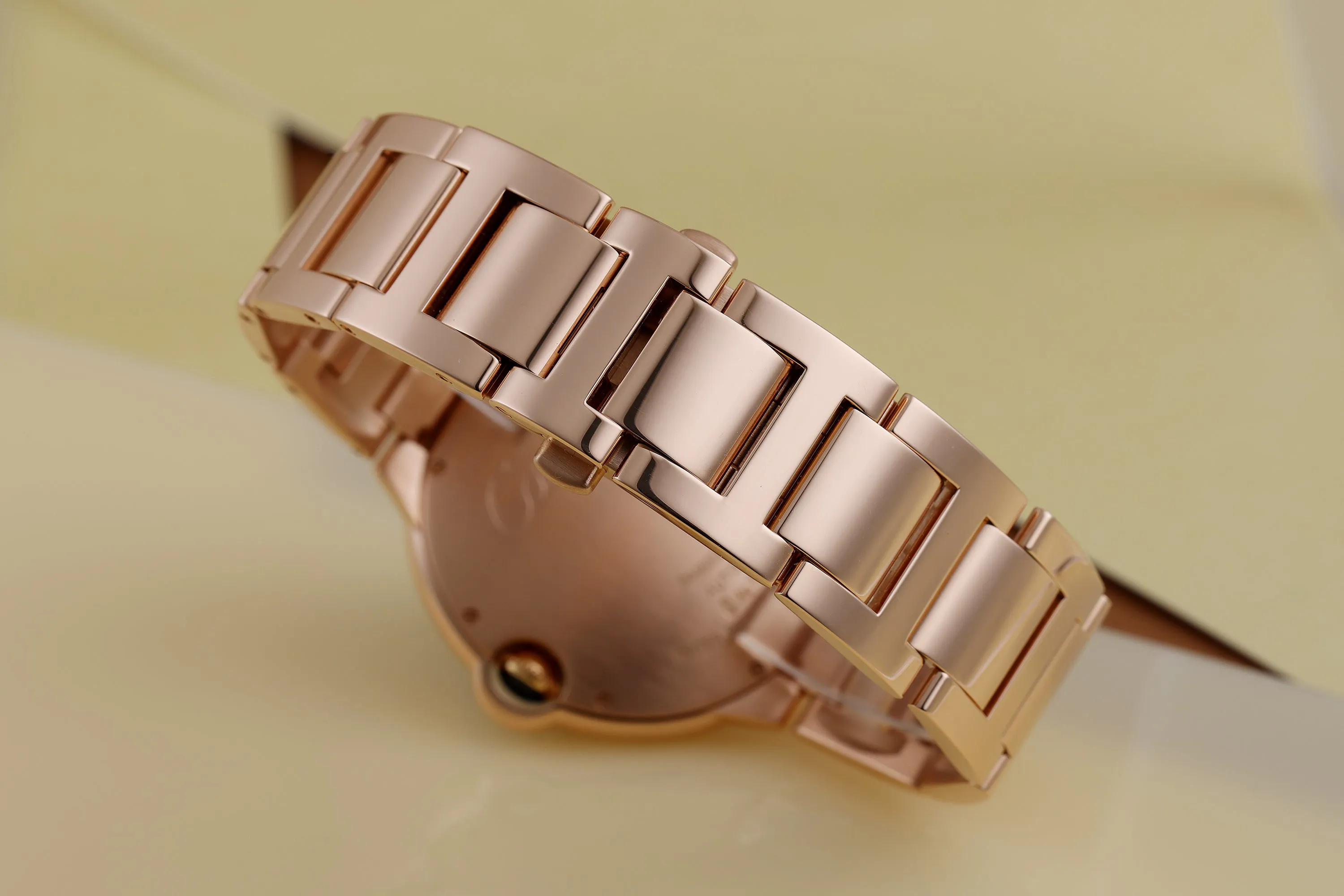 Cartier Ballon Bleu 2999 42mm Rose gold Brown 5