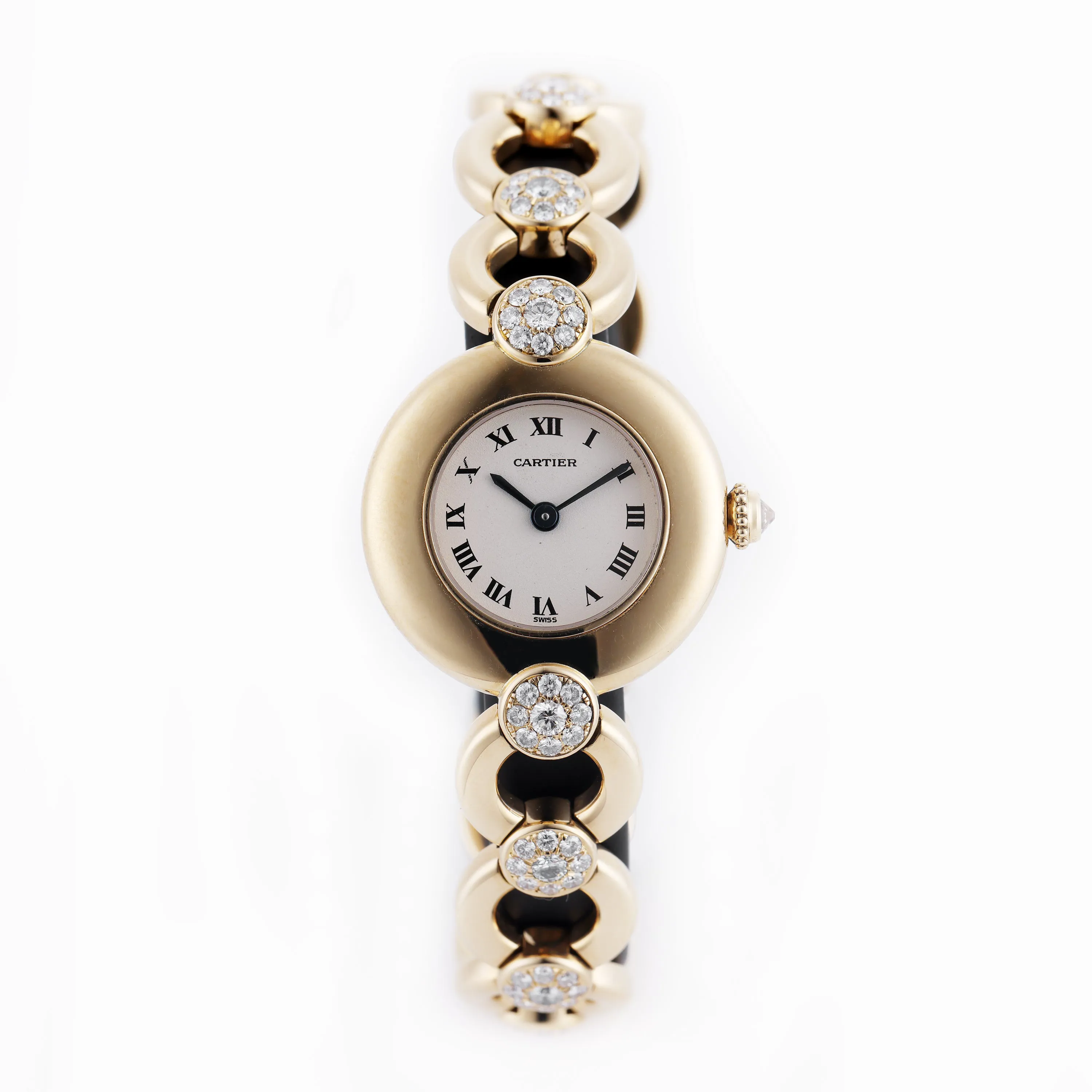 Cartier Colisee 1989 1 24mm 18k yellow gold White