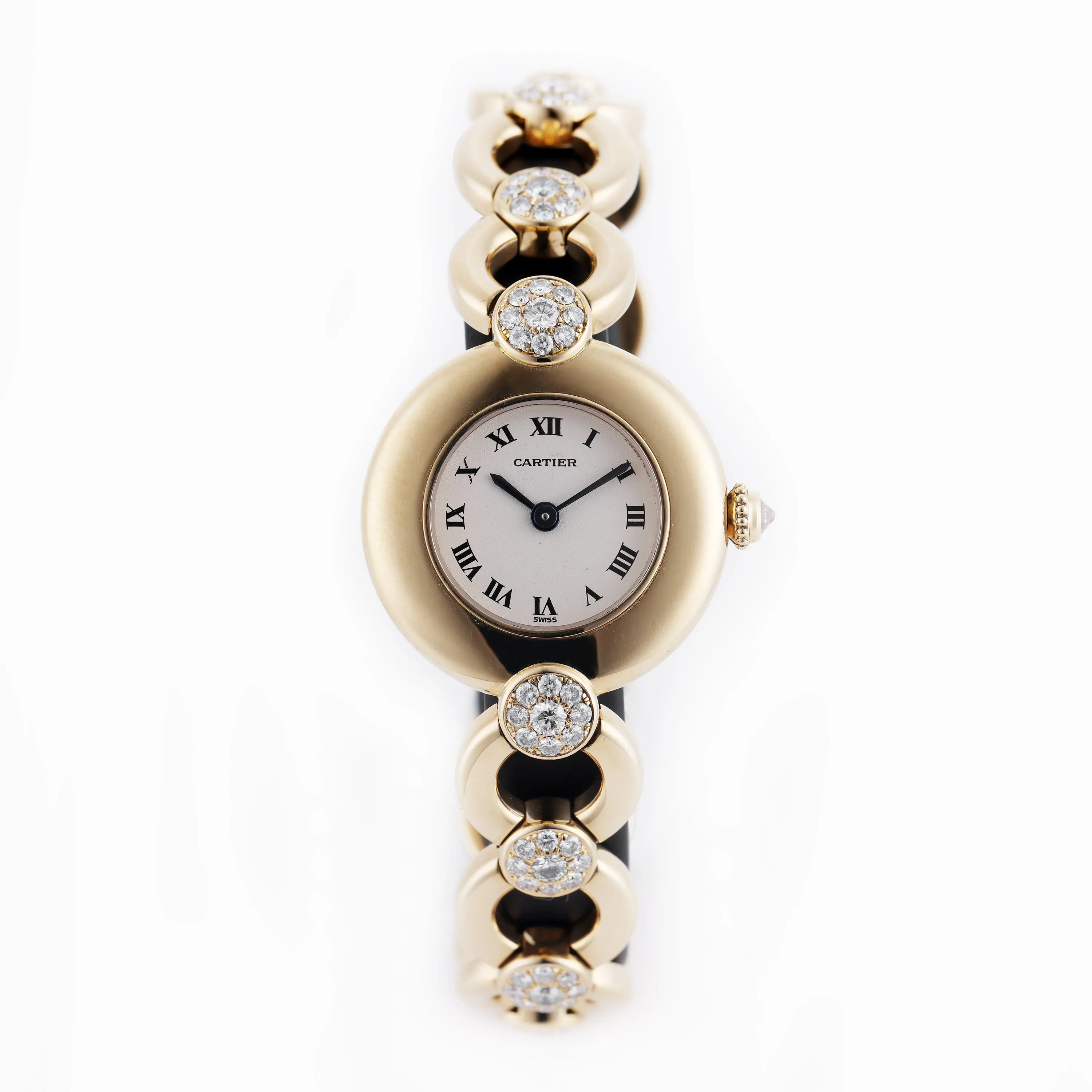 Cartier Colisee 1989 1 24mm Yellow gold White