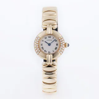 Cartier Colisee 8057 24mm Yellow gold Cream